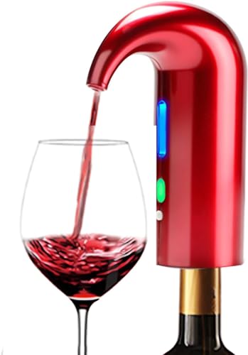 NK Decantador de Vino Eléctrico, Aireador de Vino Automático y Portátil, Recargable por USB,...