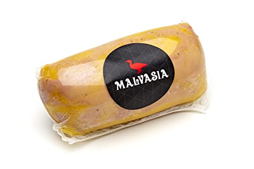 MALVASIA Foie Gras Entero Mi Cuit, Textura Melosa y Sabor Fuerte, Elaboración Artesanal, Sin...