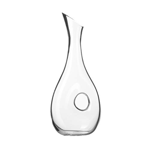 BESTONZON Botella de vidrio de jarra de vino de 1,2 litros de aireador de jarra de vino de 1200 ml.