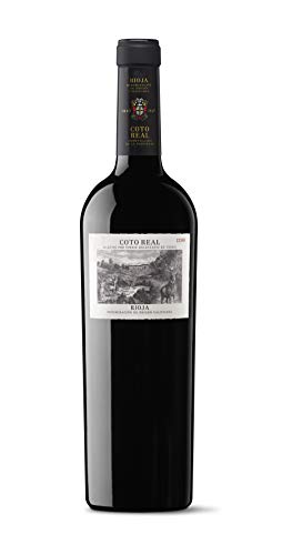 Coto Real, Vino tinto DOC Rioja, Variedad Tempranillo, Potente y Complejo, Botella 750 ml