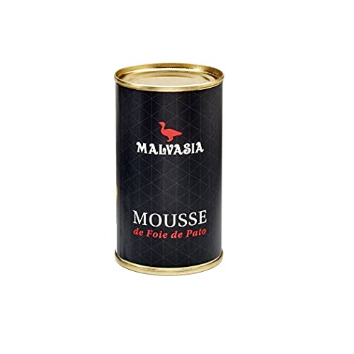 MALVASIA Mousse de Foie de Pato Gourmet Sabor Tradicional, Lata de 200 g