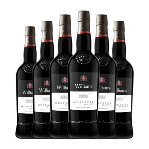 Williams & Humbert Blanco Moscatel Grano Menudo 75 cl Vino generoso (Caja de 6 Botellas de 75 cl)