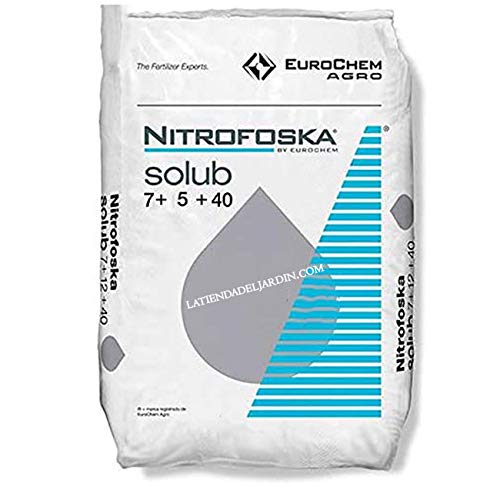 ABONO soluble Fertilizante Nitrofoska 7-5-40. Saco de 25 Kg. Recomendado para la maduración de...