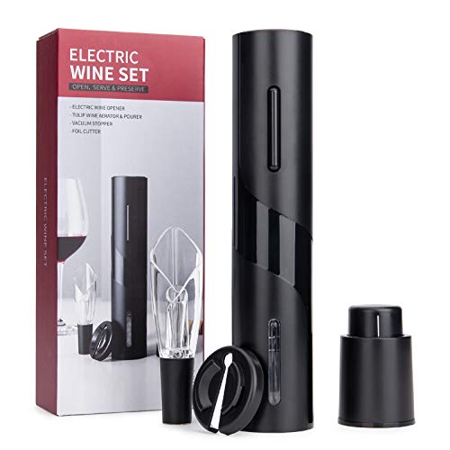 Sacacorchos eléctrico Portátil，Mafiti MD700 Abridor eléctrico de botellas de vino，Ideal para...