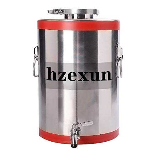 hzexun 304 Barril de Aceite de Acero inoxidable Con Grifo Alimento De Cañón De Vino Tanque De...