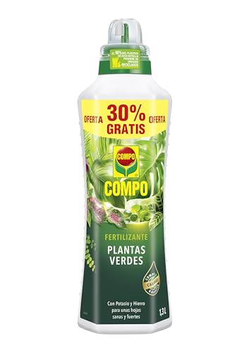 COMPO Fertilizante de plantas verdes para plantas de interior, balcón y terraza, Fertilizante...