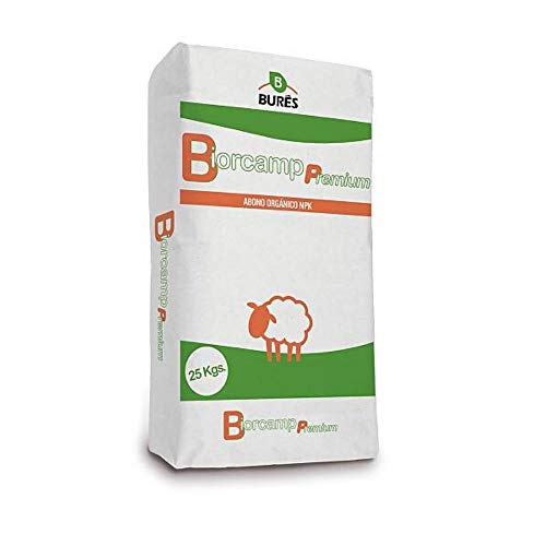 BIORCAMP PREMIUM PELLETS - Abono Orgánico Estiércol de Oveja para Cultivos Hortícolas, Frutales y...