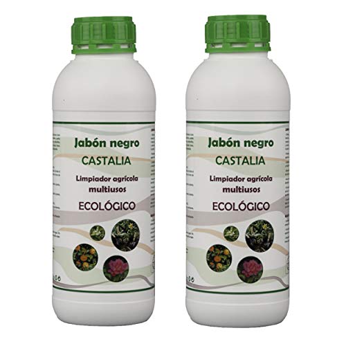 Castalia Jabón Negro Ecológico - Pack 2 de litros Total - Fertilizante e Insecticida de Alta...