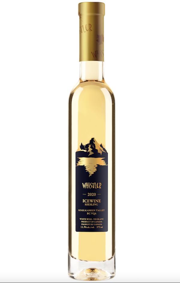 Whistler 2020 Riesling Vino de hielo, 37.5 cl, Canadienses Icewine, Similkameen Valley, BC VQA...