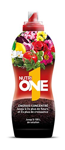 Abono líquido concentrado para todo tipo de Plantas y Flores. Fertilizante Premium con ingredientes...