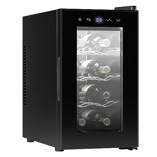 Cecotec Vinoteca 8 Botellas Bolero Grandsommelier 830 coolcrystal, Enfriamiento termoeléctrico,...