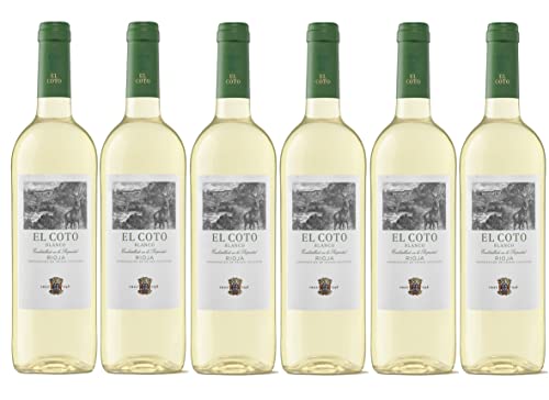 El Coto Blanco | Vino Blanco DOC Rioja l Caja 6 botellas 750 ml | Variedad Viura, Verdejo y...