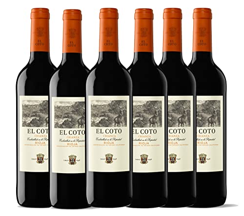 El Coto Crianza | Vino Tinto DOC Rioja | 750 ml | Variedad Tempranillo | Redondo, Afrutado,...