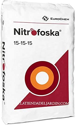 Suinga ABONO Fertilizante Triple 15, saco 40 Kg. Adaptado para cubrir la mayoría de necesidades en...