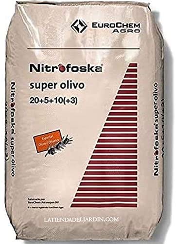Suinga. ABONO SUPER OLIVO 25 Kg Nitrofoska 20-5-10 + Mg + S + Fe + Zn. El abono complejo más...