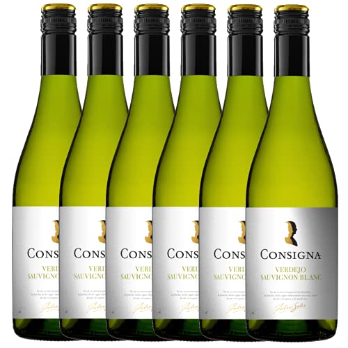 Consigna Blanco Verdejo-Sauvignon Blanc rosca - 6 botellas x 750ml - Total:4500ml