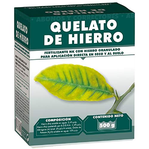 Quelato de hierro 500 gr - Fertilizante