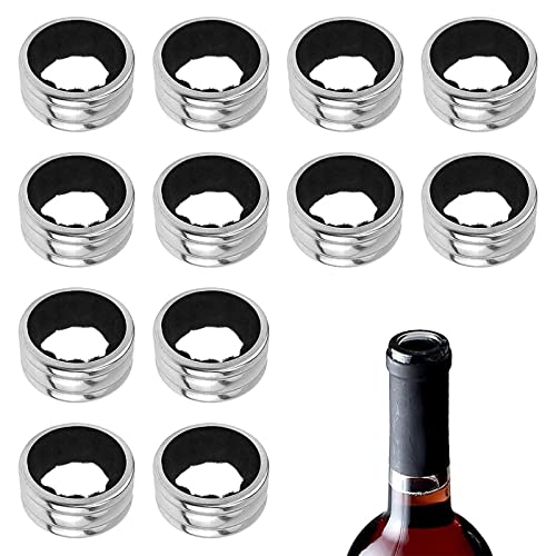 Kiuiom Anillos Recogegotas,Anillo de Vino,Anillas Anti Goteo Acero Inoxidable,Collar de Goteo de...