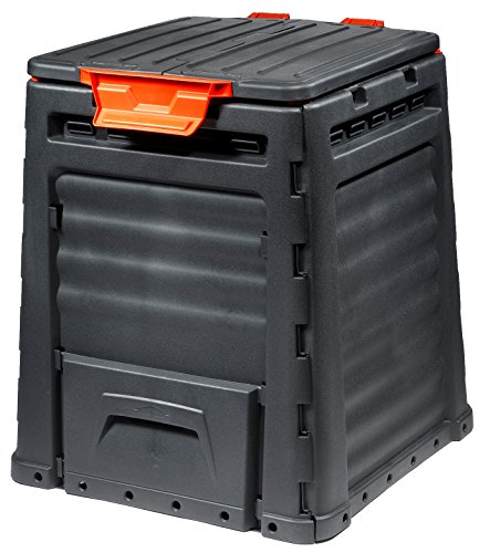 Keter - Compostador ECO, con capacidad de 320 L, Color gris oscuro