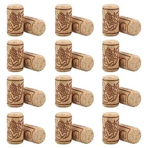 100 unids de Corchos de Vino Tapones de Botella de Corcho Natural/Corchos de Vino/Corcho para...