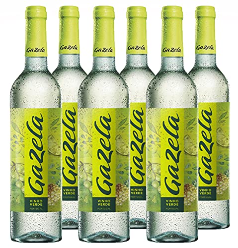 Vino Blanco Gazela (DOC Vinho Verde) - 6 botellas de 750 ml - Total: 4500 ml