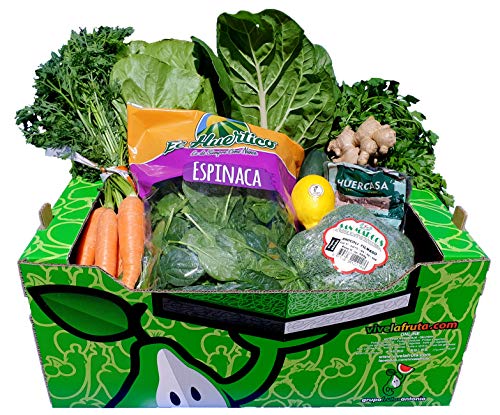 Cesta de verduras plan DETOX, 6 kilos, Elimina toxinas, Fruta fresca a domicilio - Vivelafruta.com